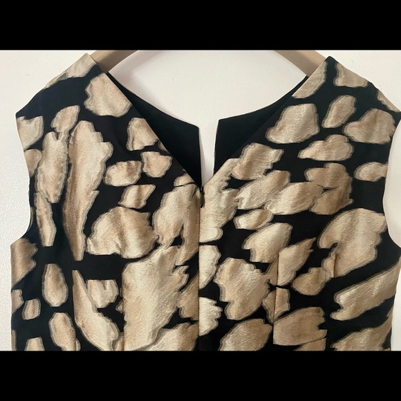 ESCADA Leopard Jacquard Sheath Dress Sz 40 (US 10) - Picture 7 of 10